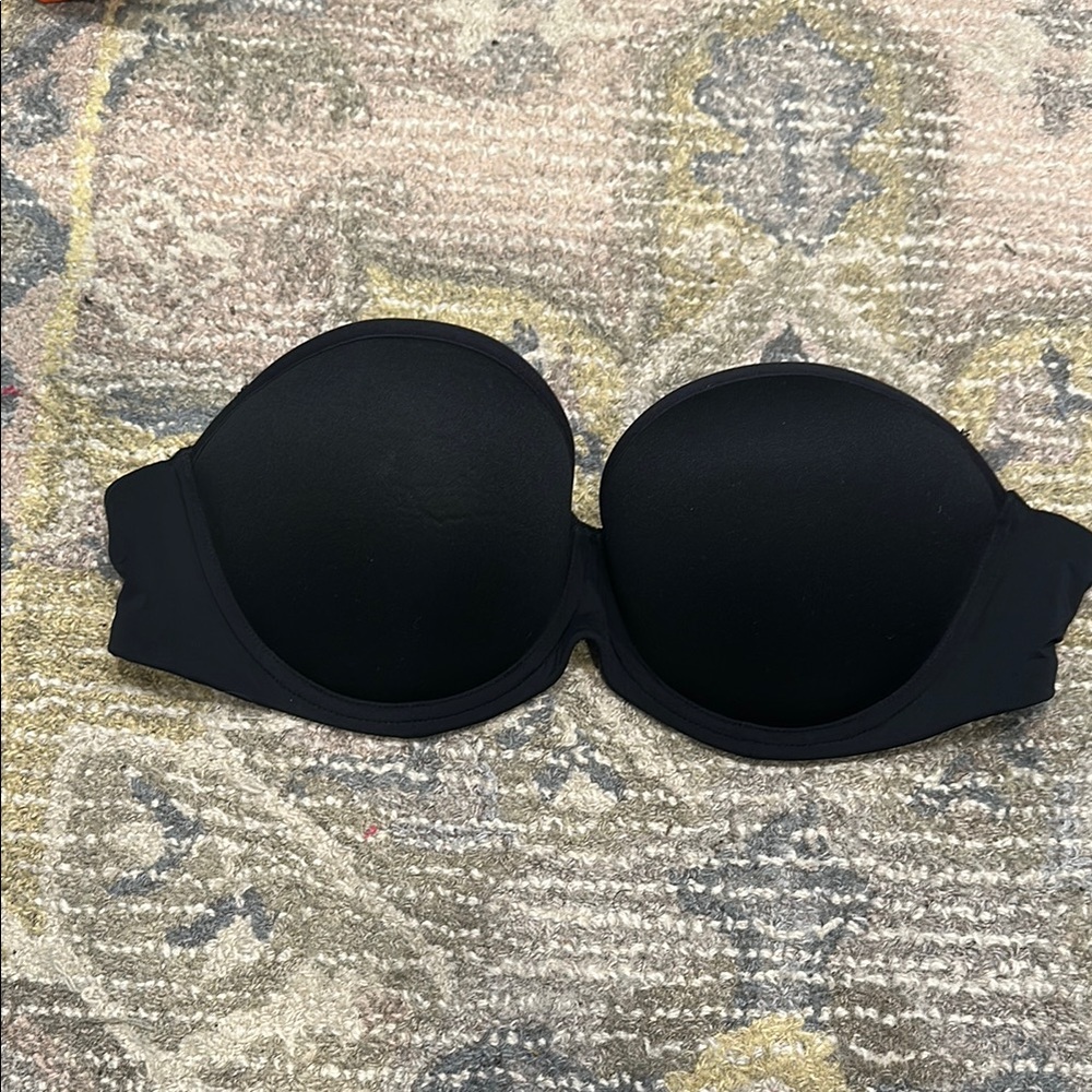 ThirdLove Black Strapless Bra with Contoured Cups